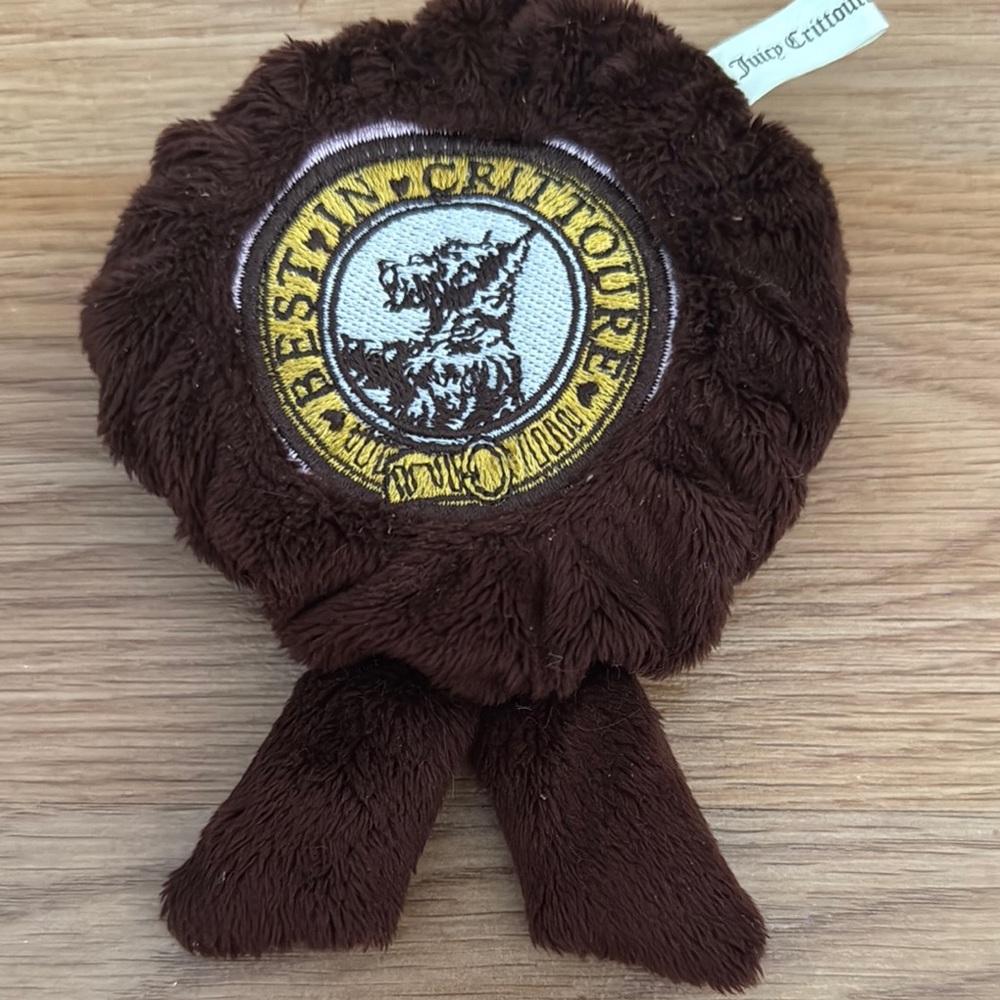 Vintage juicy couture Plush Dog Toy with Embroidered Patch